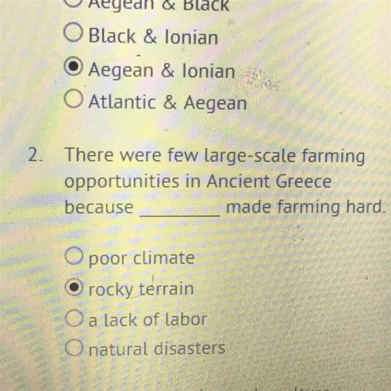 What's the answer to number 2 ?-example-1