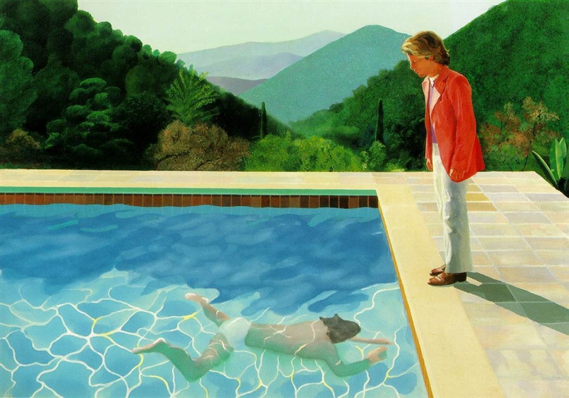 What can we not conclude from a formal analysis of david hockney's portrait of an-example-1