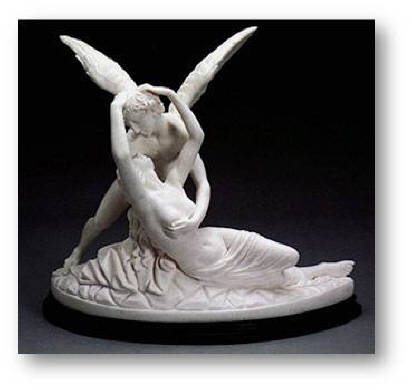 What does the above sculpture depict? a. Venus dying in Cupid’s arms b. Cupid saying-example-1