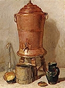 Chardin and Derain used color differently in these paintings. Which painting has these-example-2