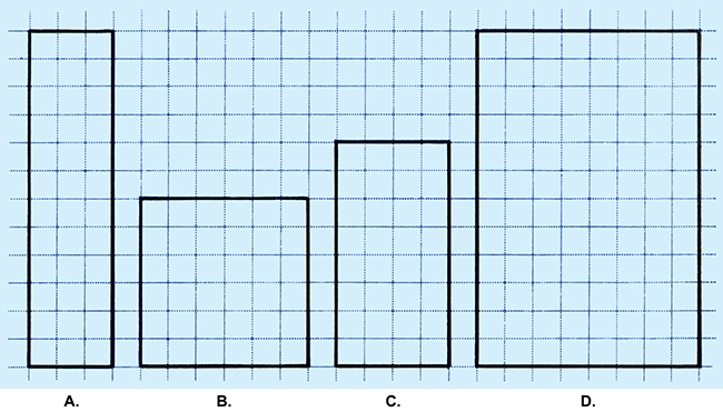 Take a look at the figure. Which one of the rectangles shown has the golden mean proportions-example-1