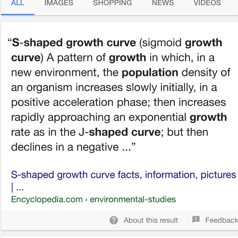 What does an S–shaped curve for population growth suggest?-example-1