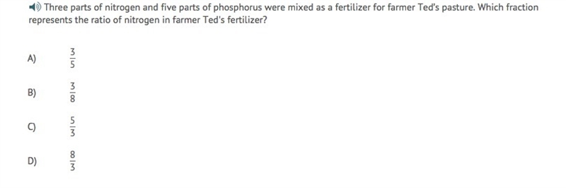 Three parts of nitrogen and five parts of phosphorus were mixed as a fertilizer for-example-1