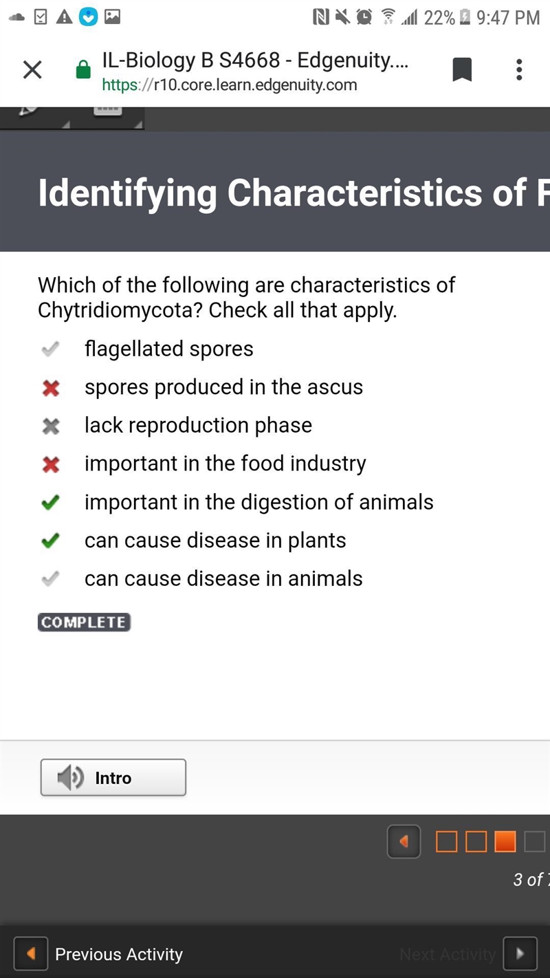 Which of the following are characteristics of Chytridiomycota? Mark all that apply-example-1