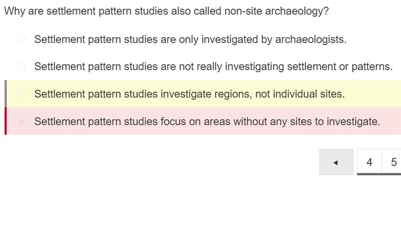 Why are settlement pattern studies also called non-site archaeology?-example-1