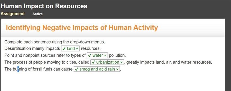 Choose all the answers that apply. What harmful effects can arise from producing and-example-1