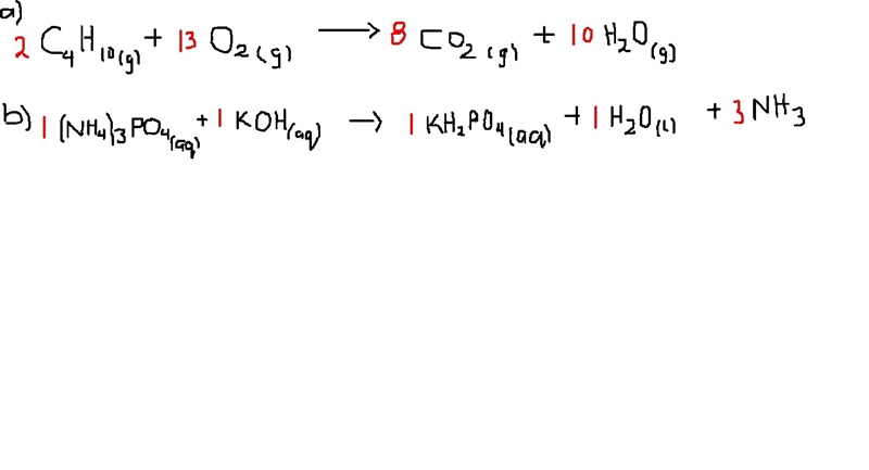 6. Write a balanced equation for each reaction. You must change each word equation-example-1