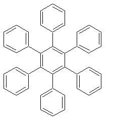 Why does hexaphenylbenzene have a high melting point?-example-1