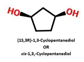 Draw the optically inactive stereoisomer(s) of 1,3-cyclopentanediol.-example-1