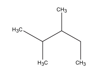 What is the name of this hydrocarbon? 2,3-dimethylpentane 3,4-dimethylbutane 3,4-diethylpentane-example-1