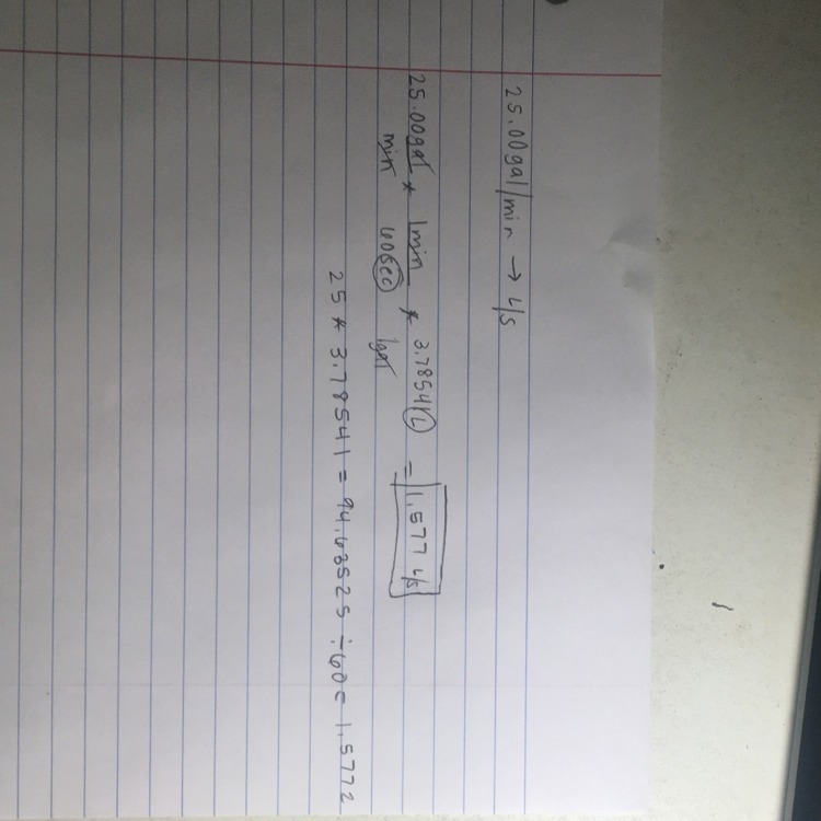 25.00 gal/min to L/s, Express your answer using four significant figures.-example-1