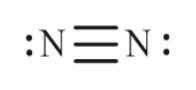 How many pairs of electrons are shared between the nitrogen atoms in a molecule of-example-1