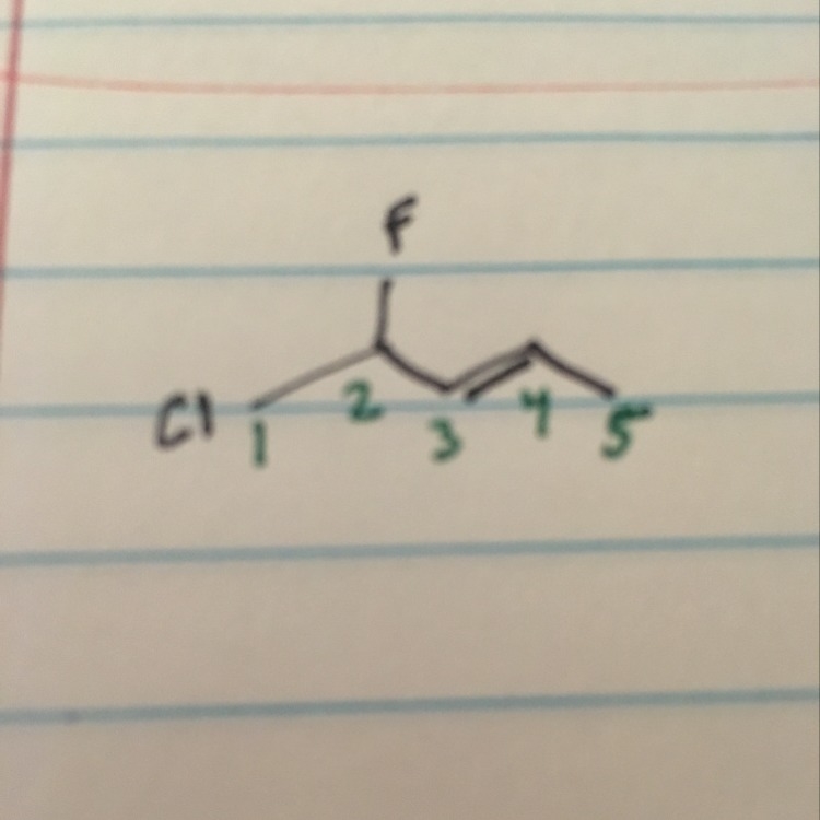 2-fluoro-1-chlorine-3-pentene-example-1