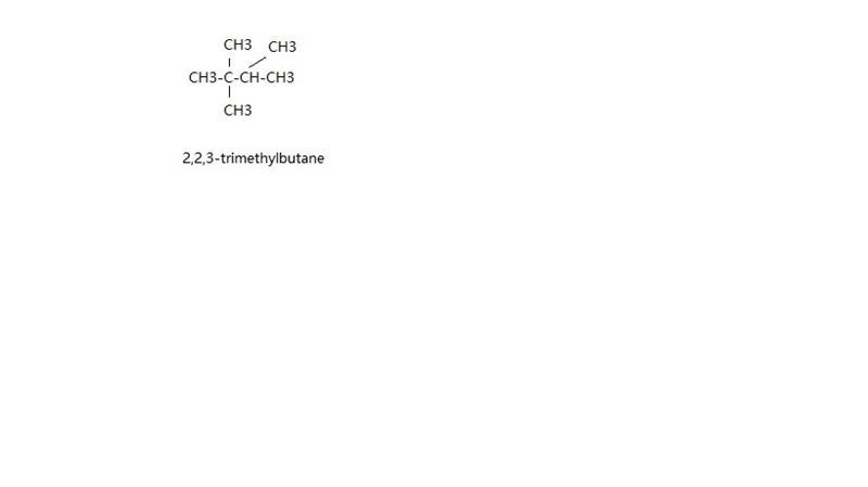 The condensed structural formula for 2,2,3-trimethylbutane is _____. ch3c(ch3)2ch-example-1