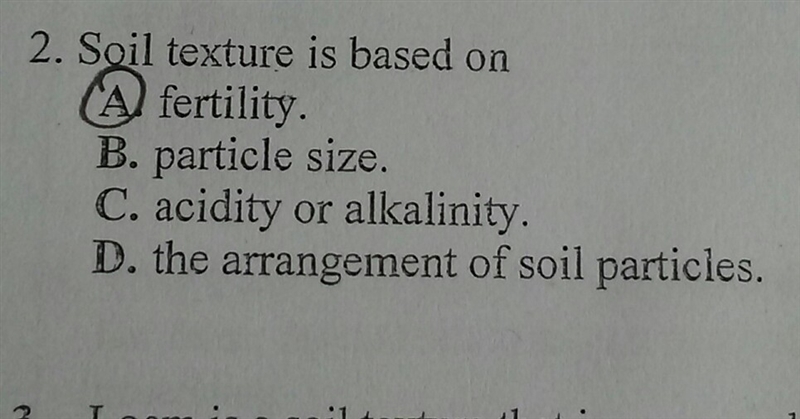 Soil texture is based on?-example-1