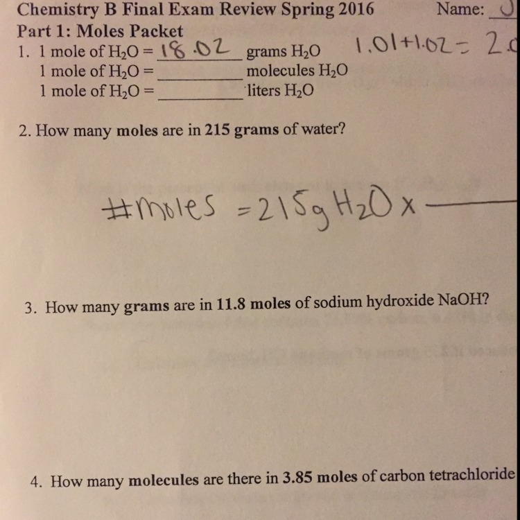 How many miles are in 215 grams of water-example-1