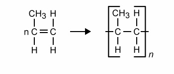 Which term best describes this reaction? condensation polymerization addition polymerization-example-1