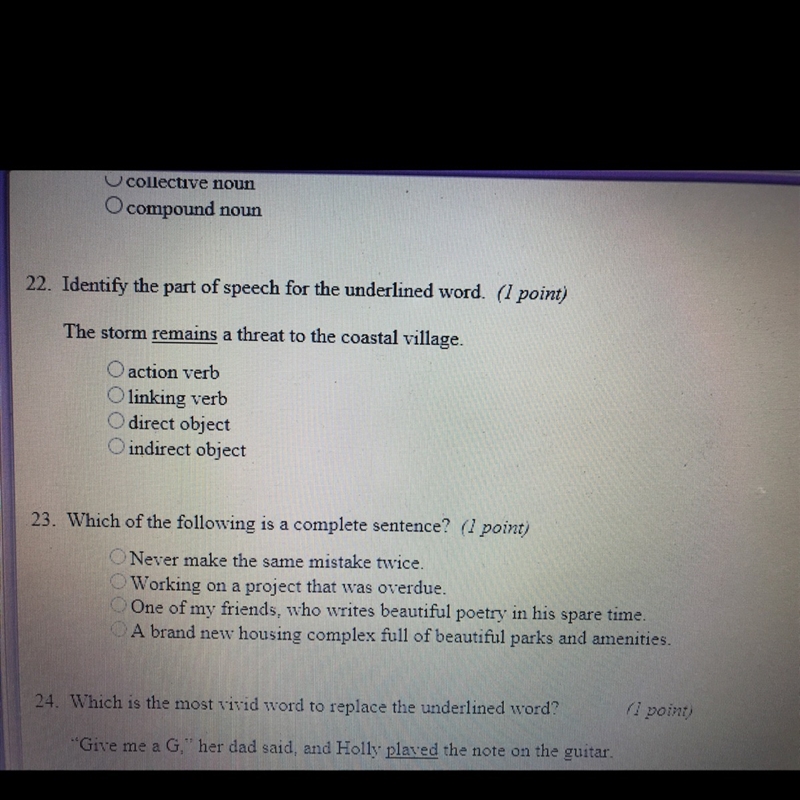 Someone wanna help me with 22 and 23 please?-example-1