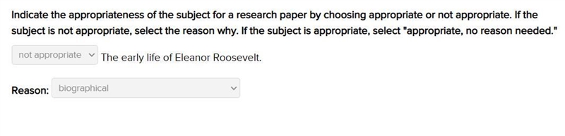 Indicate the appropriateness of the subject for a four to six-page research paper-example-1