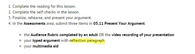 What's a reflection paragraph, and how do I create one?-example-1