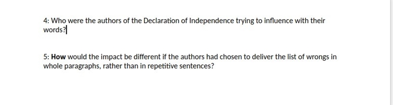 Help please :) Declaration of Independence-example-1