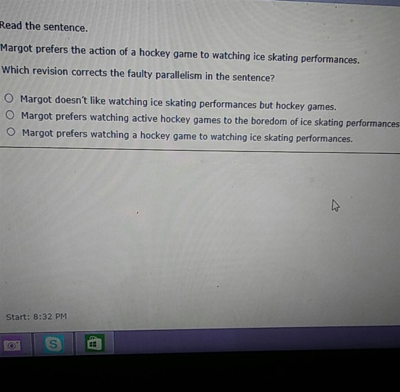 Which revision corrects the faulty parallelism in the sentence?-example-1