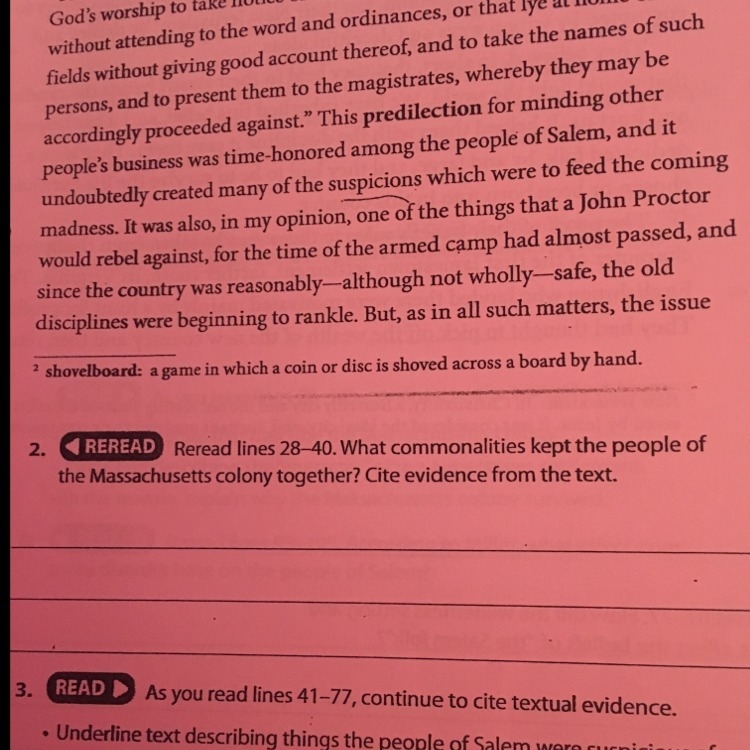 What commonalities kept the people of the massachusetts colony together?-example-1