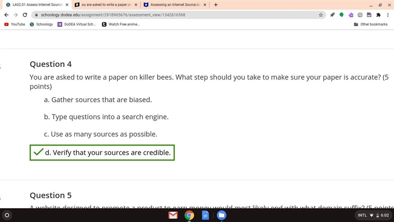 Ou are asked to write a paper on killer bees. What step should you take to make sure-example-1