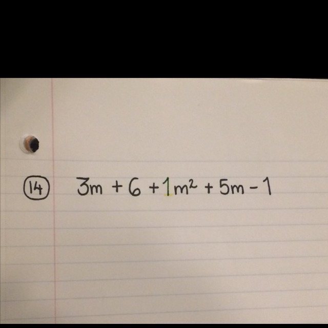 Can you please help me .???6m+6+1m2+5m-1-example-1