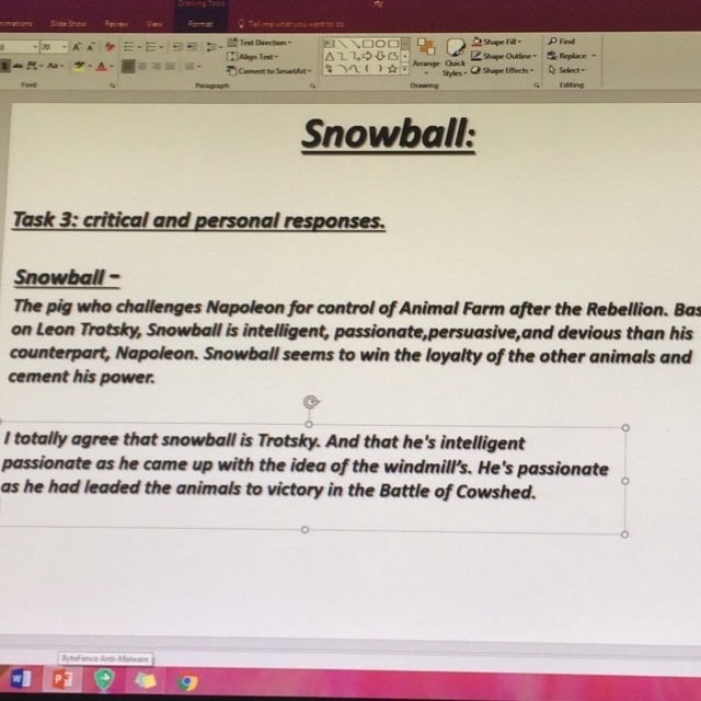 What else shall I write about snowball The question is about what does another reader-example-1