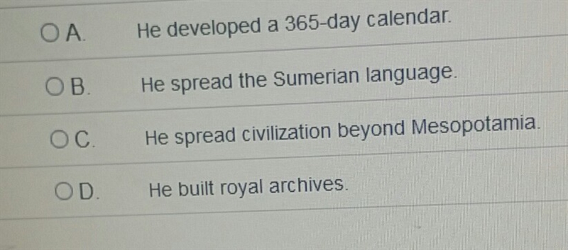 Which of the following is true about Sargons rule !!Explain!!-example-1