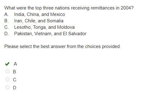 What were the top three nations receiving remittances in 2004-example-1