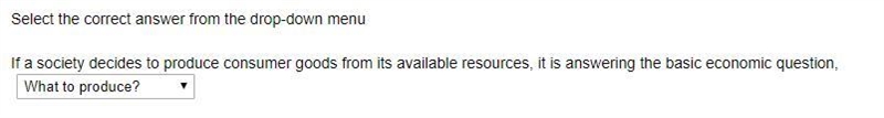 If a society decides to produce consumer goods from its available resources it's answering-example-1
