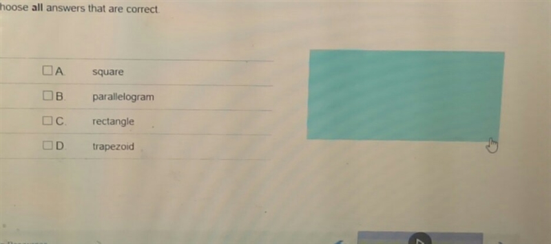 which are the names that could be used to classify this shape?choose all answers that-example-1