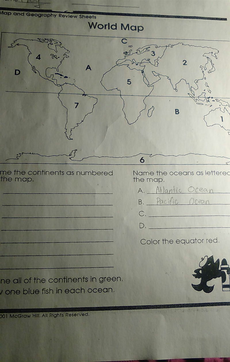 Name all of the continents from largest to smallest-example-1