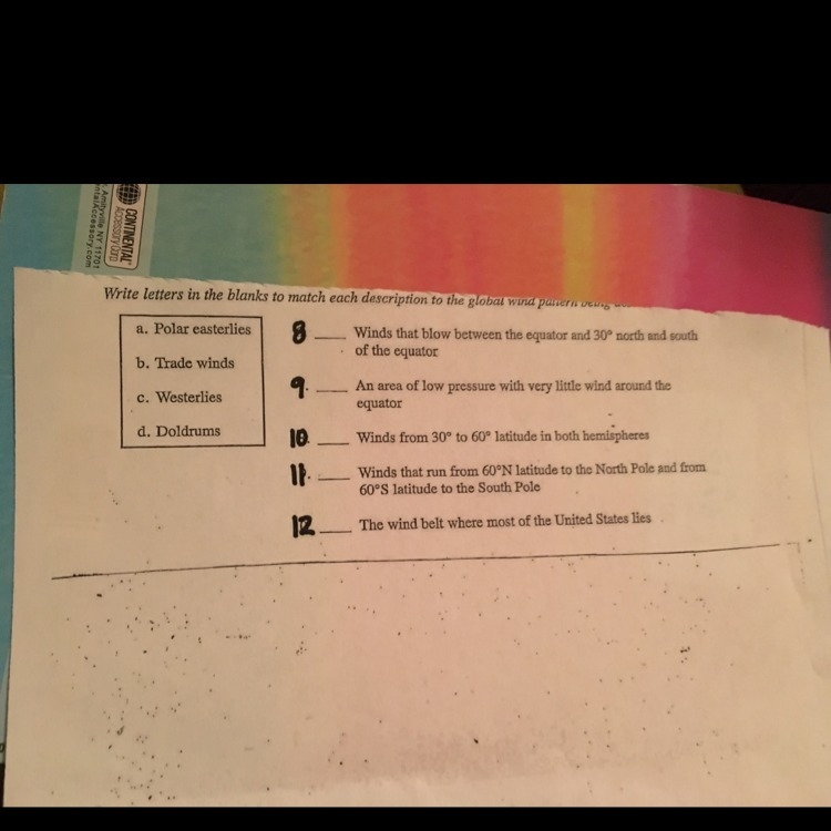 All you have to do is find the meaning of the words in the box a b c and d for 8 9 10 11 and-example-1