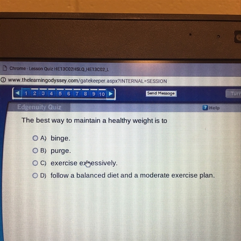 The best way to maintain a healthy weight is to..?-example-1