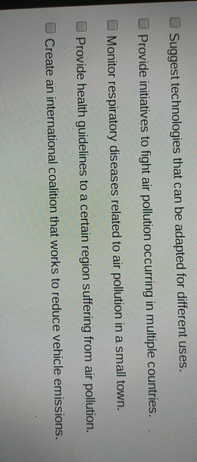 which strategies would global health organization most likely use to reduce health-example-1