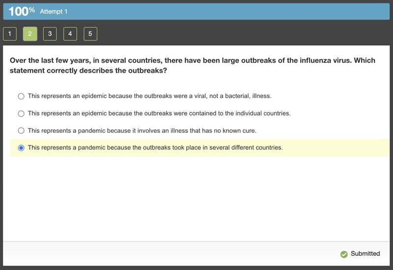 Over the last few years, in several countries, there have been large outbreaks of-example-1