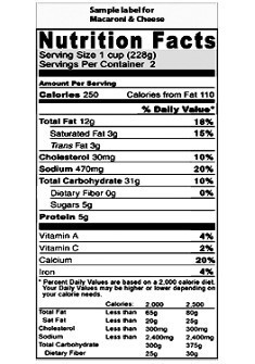 2. If you eat the entire container, what percent of the daily value of fat have you-example-1