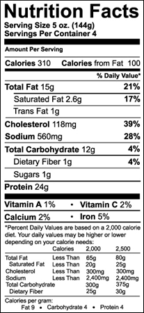 Which food might this nutrition label be describing?-example-1