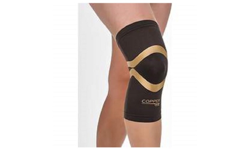 So I hurt my knee and got a copperfit sleeve for it. Do I sleep in it?-example-1