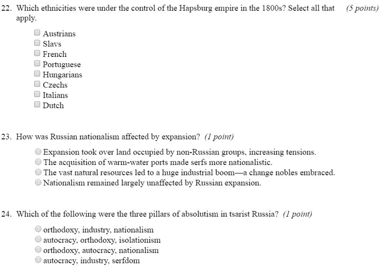 Please help me with 3 world history questions!! 10 POINTS!!!!!!!!-example-1