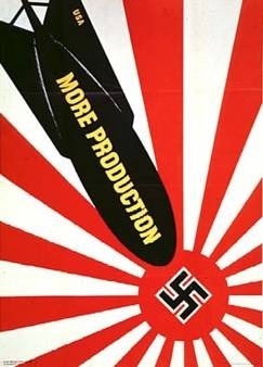 What is the most accurate summary of this poster from World War II?-example-1