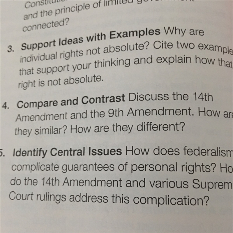 Discuss the 14th amendment and the 9th amendment , how are they similar-example-1