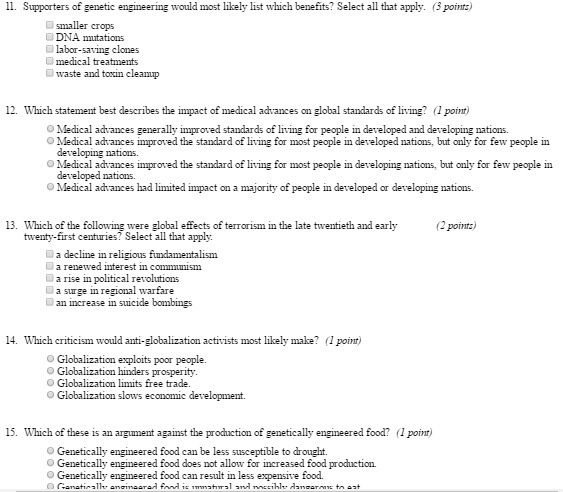 HONORS WORLD HISTORY LOTS OF POINTS-example-5