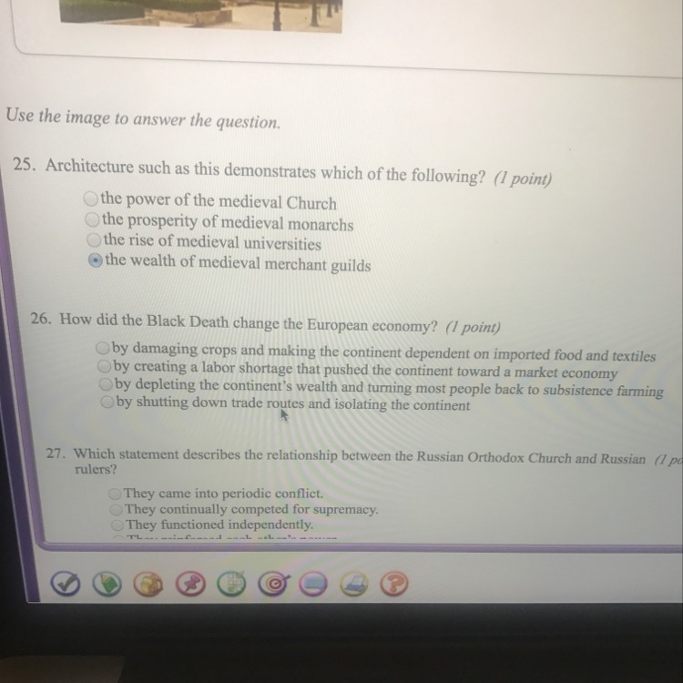 How did the Black Death change European economy-example-1