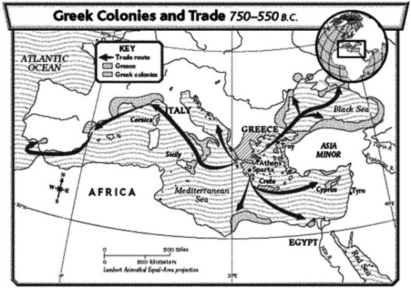 PLS HELP ASAP NO GUESSES Which islands were on a trade route to the west? a. Cyprus-example-1