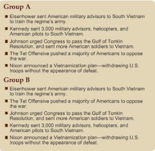 Please help!! Multiple question... Which group best traces the major phases of U.S-example-1