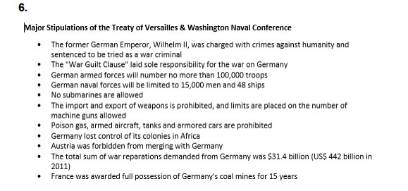 A) In your opinion, why would these provisions anger the public in Germany? Explain-example-1